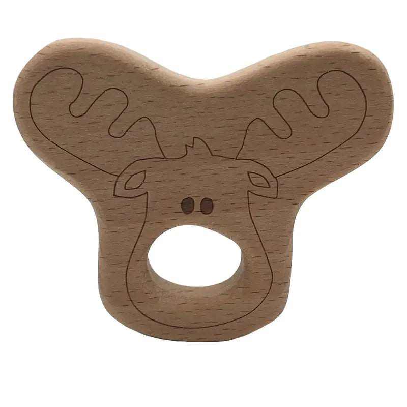DIY Wooden Animal Teether for Babies - Soothing Toy
