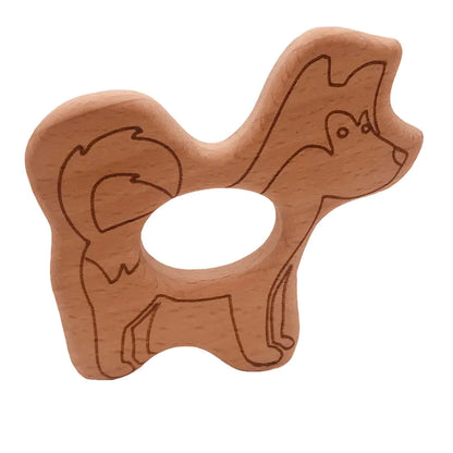 DIY Wooden Animal Teether for Babies - Soothing Toy