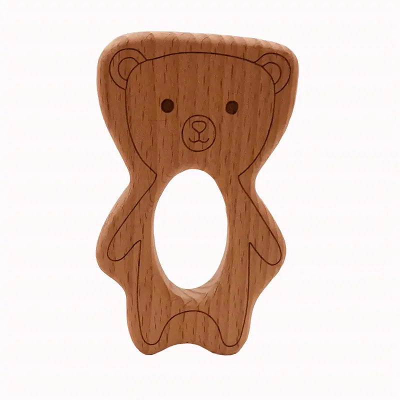 DIY Wooden Animal Teether for Babies - Soothing Toy