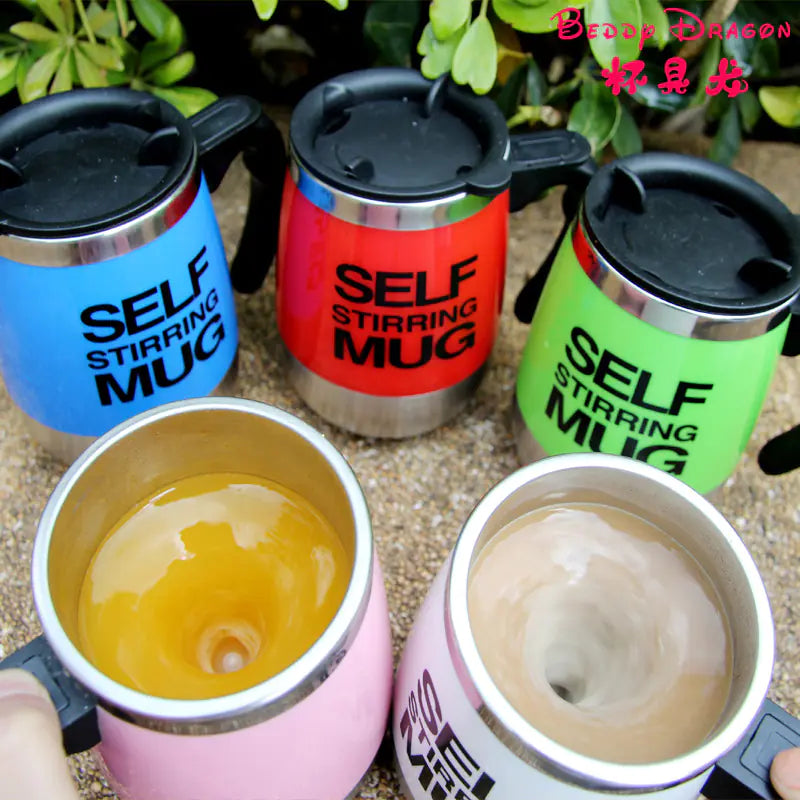 304 Stainless Steel Automatic Stirring Coffee Mug