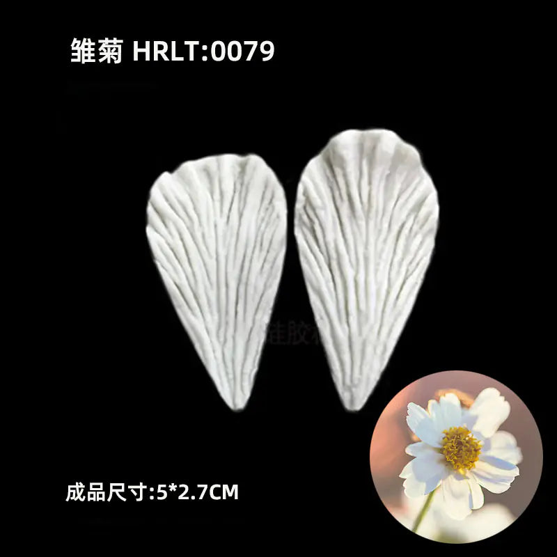 3D Silicone Molds for Leaf and Petal Decorations