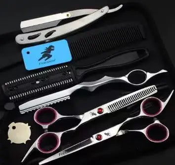 Colorful Coating Hair Cutting Scissors Set