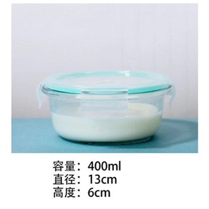 High Borosilicate Glass Food Storage Box for Steaming