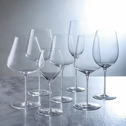 Slim Crystal Glass Wine Goblet for Hotels and Events