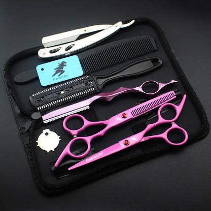 Colorful Coating Hair Cutting Scissors Set