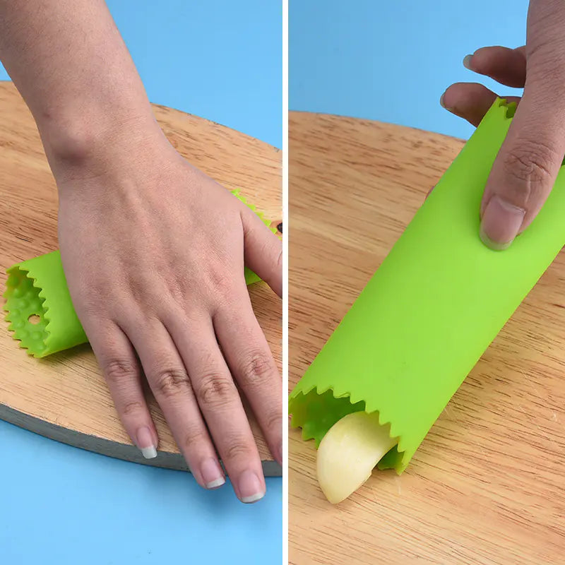 Silicone Garlic Peeler and Crusher Tool for Garlic