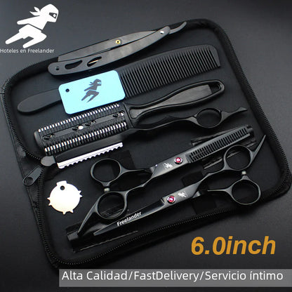 Colorful Coating Hair Cutting Scissors Set