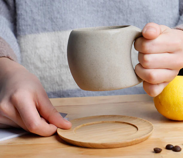 Vintage Ceramic Mug - Rustic Coffee and Tea Cup