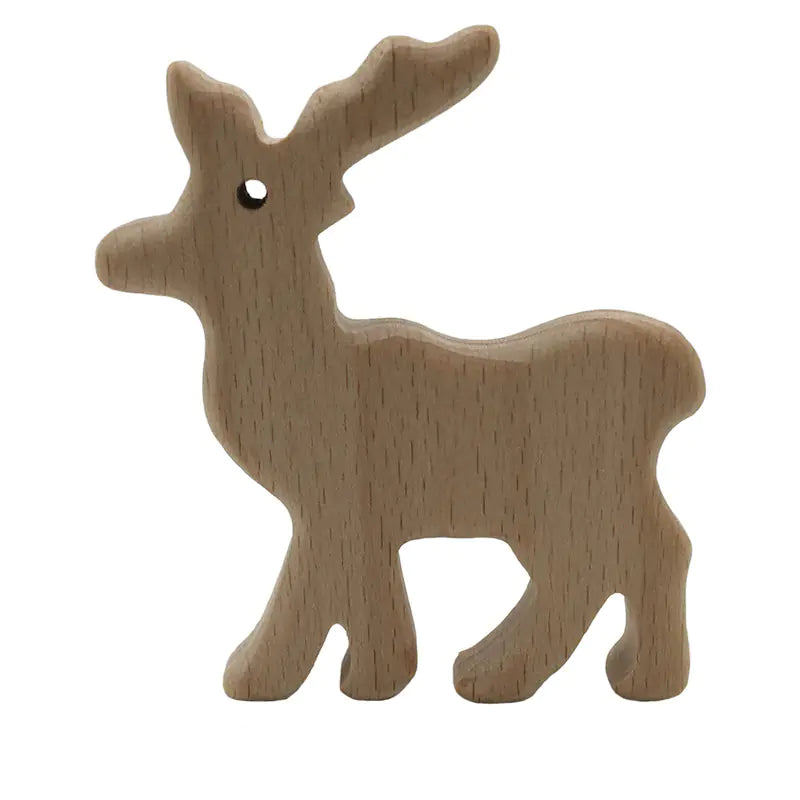 DIY Wooden Animal Teether for Babies - Soothing Toy