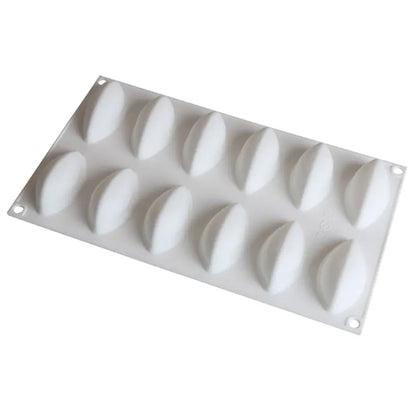 12-Cavity Mango Mousse Cake Silicone Mold for DIY