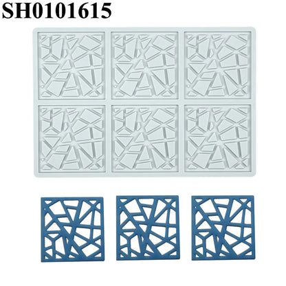 Silicone Leaf-Shaped Platter Molds for Desserts