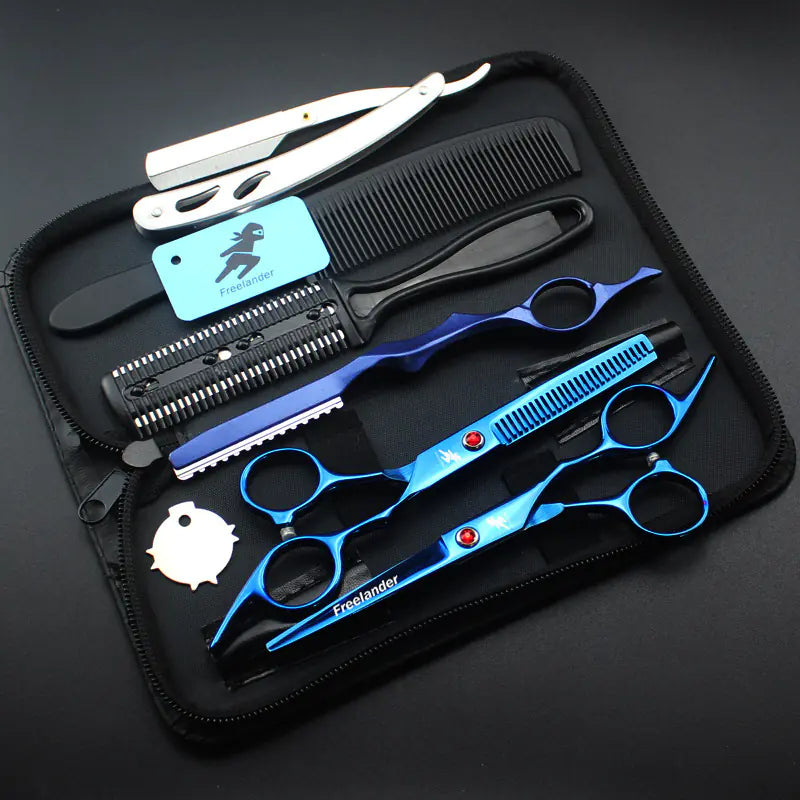 Colorful Coating Hair Cutting Scissors Set