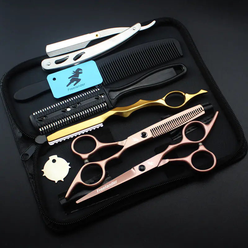 Colorful Coating Hair Cutting Scissors Set