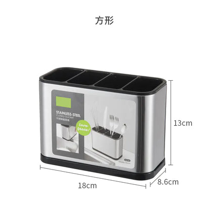 Stainless Steel Multi-Functional Utensil Holder