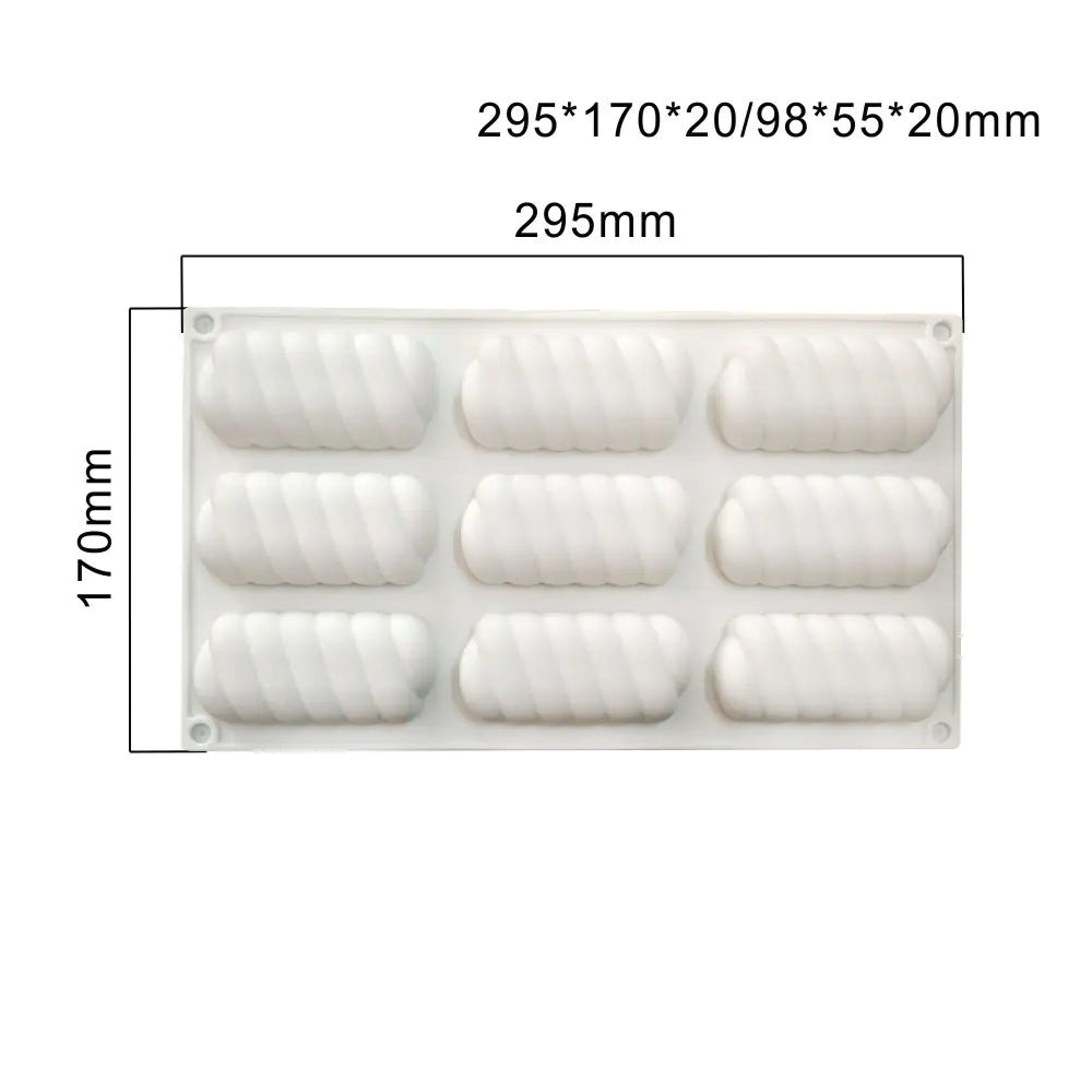 Heart-Shaped Sandstone Cake Silicone Mold and Steel Ring