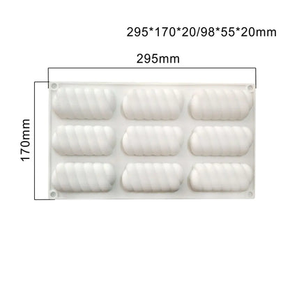 Heart-Shaped Sandstone Cake Silicone Mold and Steel Ring