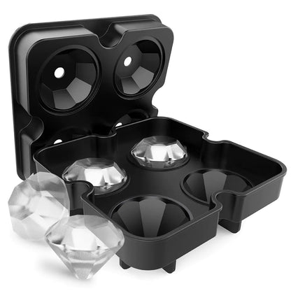 Silicone Ice Cube Tray Set - Food Grade Honeycomb Design